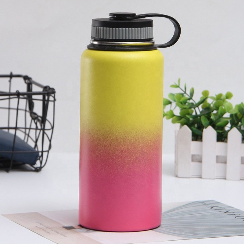 2024 Best Seller12oz ,18oz,22oz ,24oz ,32oz,40oz Water Bottle with Straw, Spout and Screw Top Lid Stainless Steel Vacuum Flask