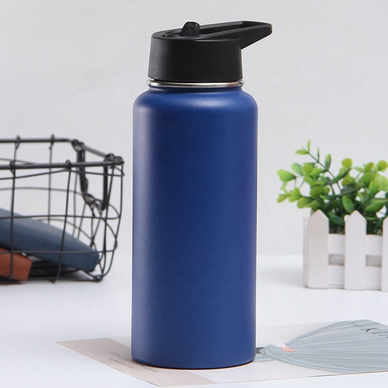 2024 Best Seller12oz ,18oz,22oz ,24oz ,32oz,40oz Water Bottle with Straw, Spout and Screw Top Lid Stainless Steel Vacuum Flask
