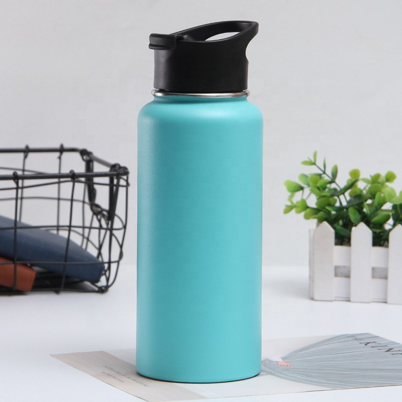 2024 Best Seller12oz ,18oz,22oz ,24oz ,32oz,40oz Water Bottle with Straw, Spout and Screw Top Lid Stainless Steel Vacuum Flask