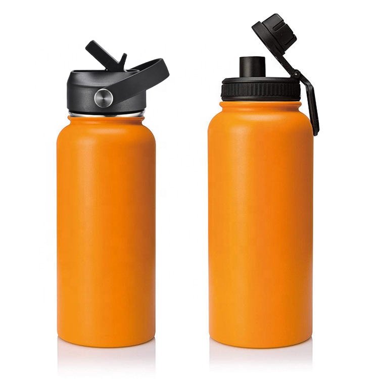 2024 Best Seller12oz ,18oz,22oz ,24oz ,32oz,40oz Water Bottle with Straw, Spout and Screw Top Lid Stainless Steel Vacuum Flask