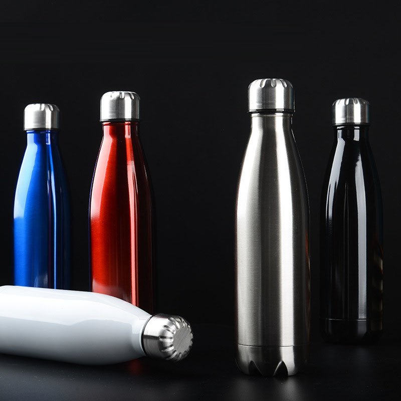 Eco Friendly Stainless Steel Insulated Vacuum Sports Cola 1 Liter Bottles Water Bottle Keep Cold 24hrs Blank Sublimation Flask
