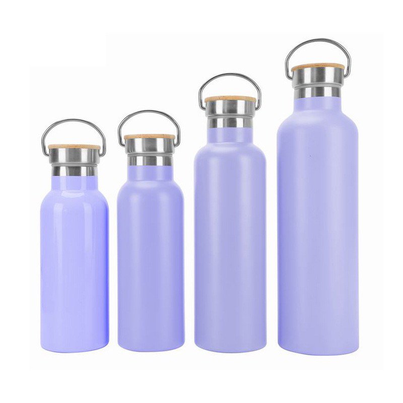 Wanto 12oz 18oz 21oz 25oz 33oz High Quality Waterproof SUS 304 Stainless Steel Metal Vacuum Flask Water Bottle With 3 Lids