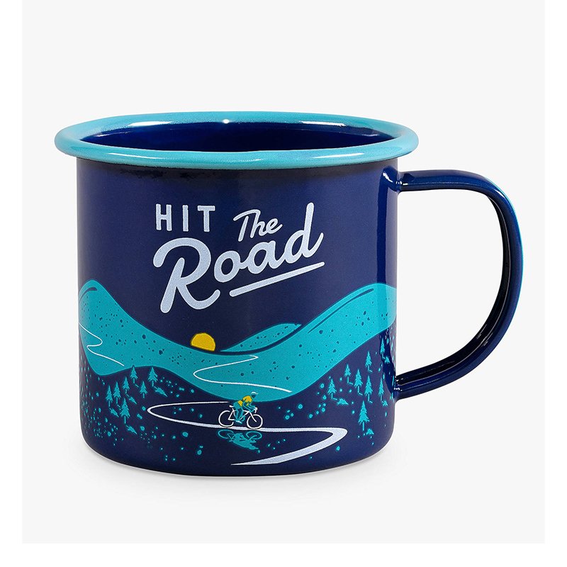 450ml reusable enamel metal sublimation mug enamel with silver rim for children