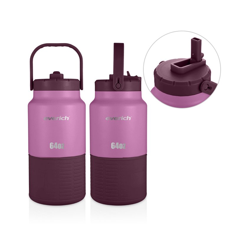 2024 Hot Selling 64oz double wall stainless steel beer growler gym insulated vacuum flask BPA free water bottle