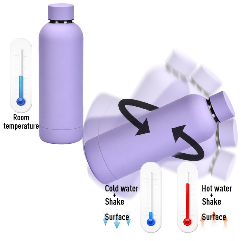 New Arrival OEM/ODM 500ml Double Wall Stainless Steel Cola Shape Water Bottle With Customize Logo