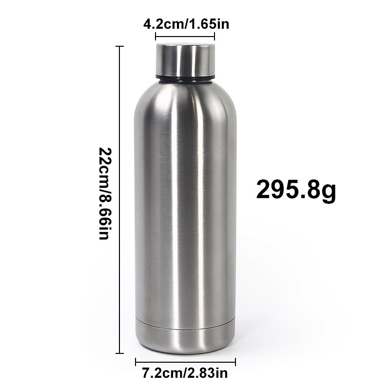 New Arrival OEM/ODM 500ml Double Wall Stainless Steel Cola Shape Water Bottle With Customize Logo