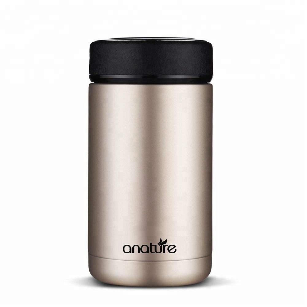 Insulated Stainless Steel Vacuum Flask With Tea Infuser