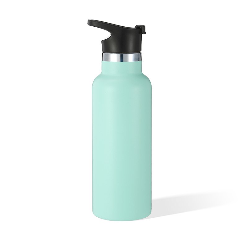 Narrow Mouth Water Bottle Double Wall Insulated Vacuum Flask 304 Stainless Steel Water Bottle Custom Logo Color With Lid
