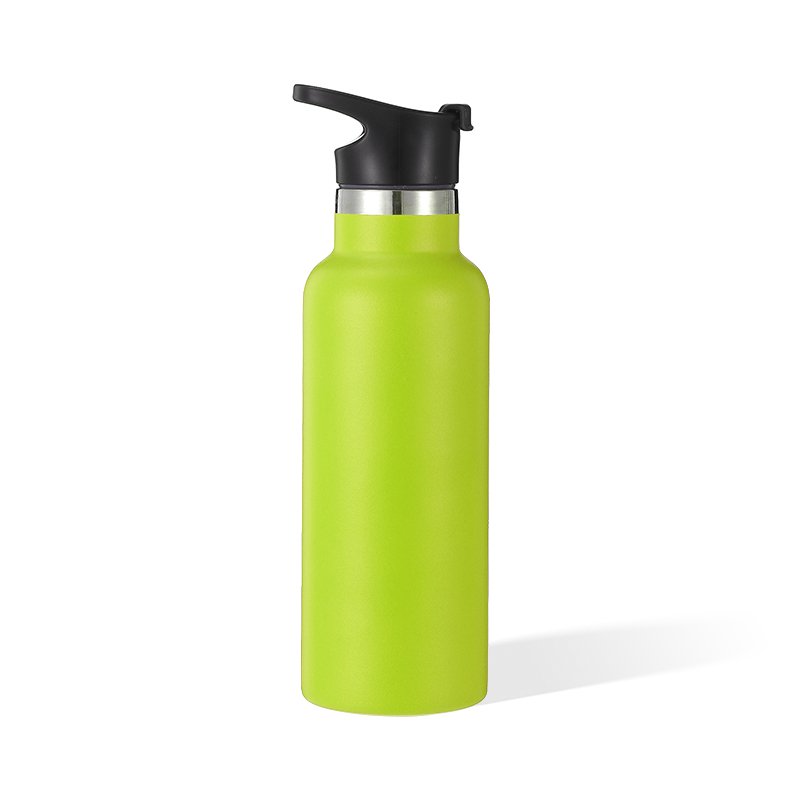 Narrow Mouth Water Bottle Double Wall Insulated Vacuum Flask 304 Stainless Steel Water Bottle Custom Logo Color With Lid