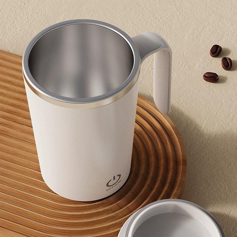 Custom Logo 400ml Electric Mixing Mug Auto Self Stirring Mug USB Charging Mixing Coffee Mug With Handle