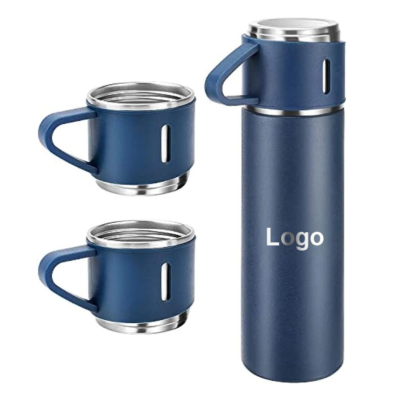 Wholesale 500 ml /17oz Christmas Gift Steel Vacuum Portable Bottle for Coffee and Tea Thermos Flask Logo Customize