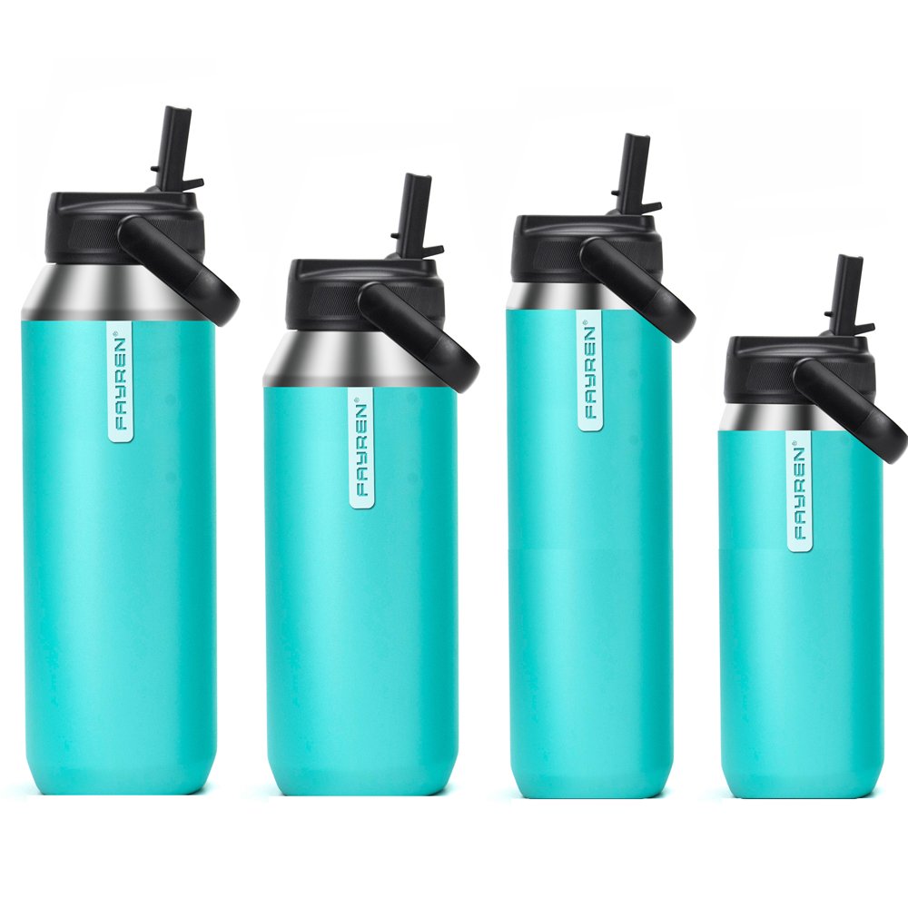 32OZ 40OZ Stainless Steel Double Wall Insulated Vacuum Flask Tea Water Bottle