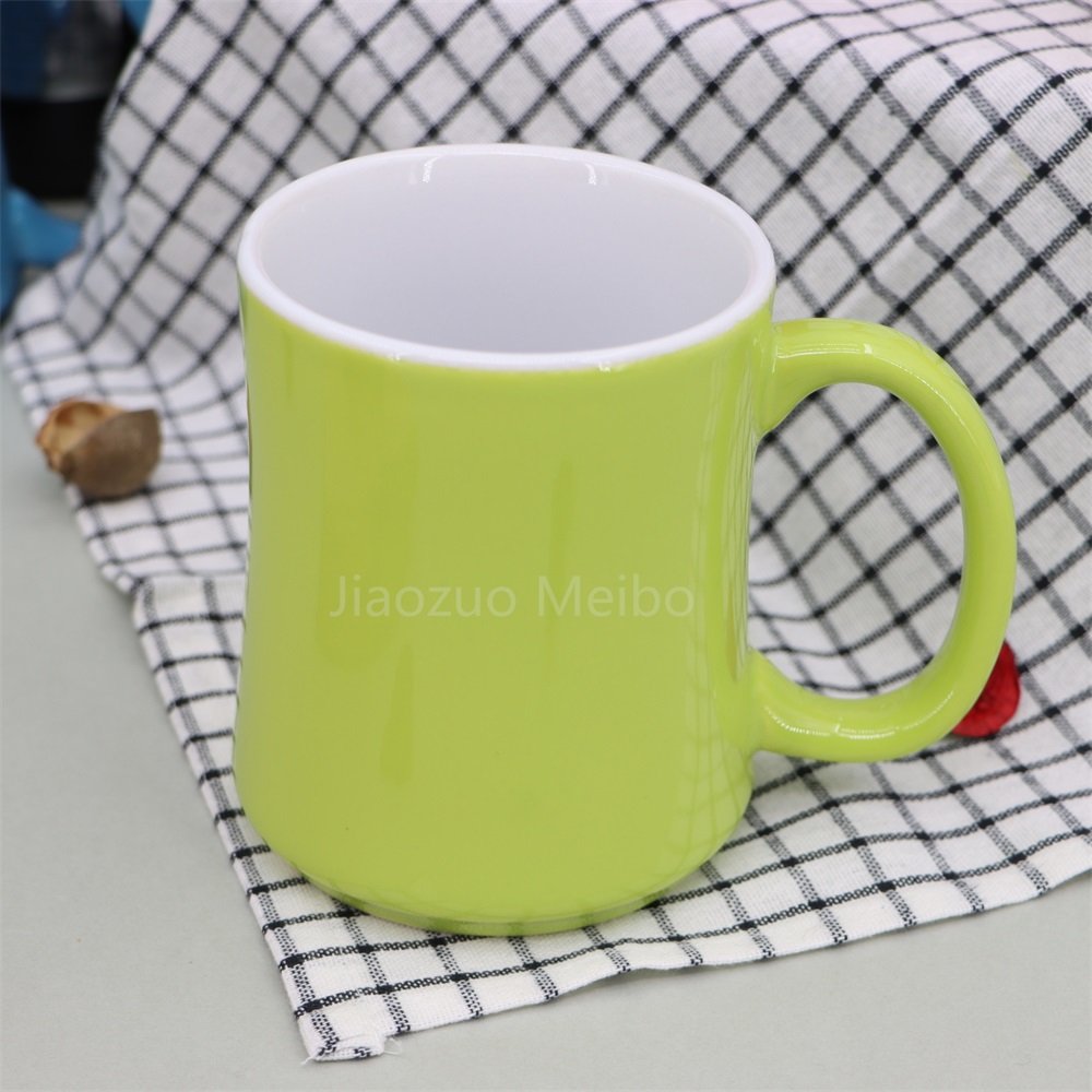 Diy Colorful Two Tone Ceramic Mugs With Handle Magic Mug Cups Big Volume Tumbler Coffee Cups Ceramic Mugs