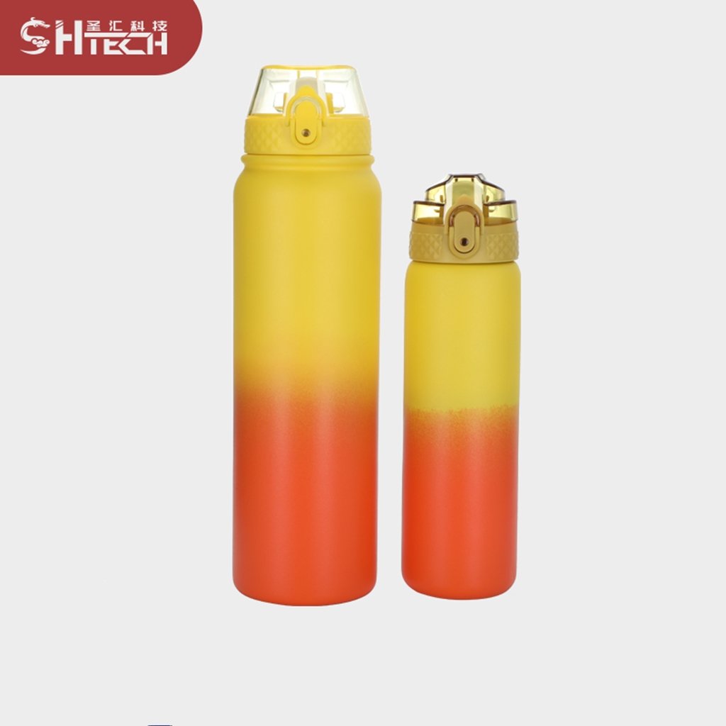 500ml 1000ml Thermos Portable Vacuum Flask Tumbler Stainless Steel Double Wall Sports Water Bottle With Lid With Custom Logo