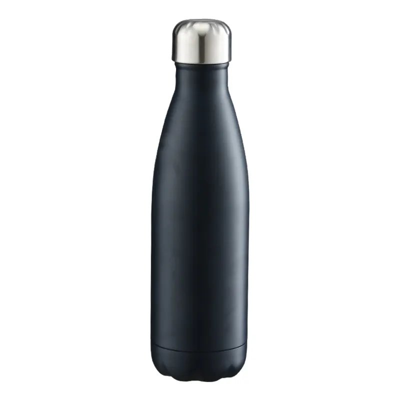 Factory Custom Logo 500ml Cola shape double wall vacuum thermos Flask Insulated Outdoor sport 18/8 stainless steel water bottles