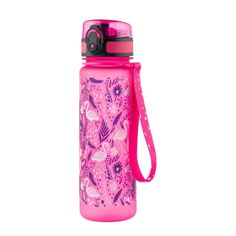 Water Bottles For Sports Gym Workout Running Handle With Customized Clear Flask 500MLFor Tennis Ball Athlete Running Waist
