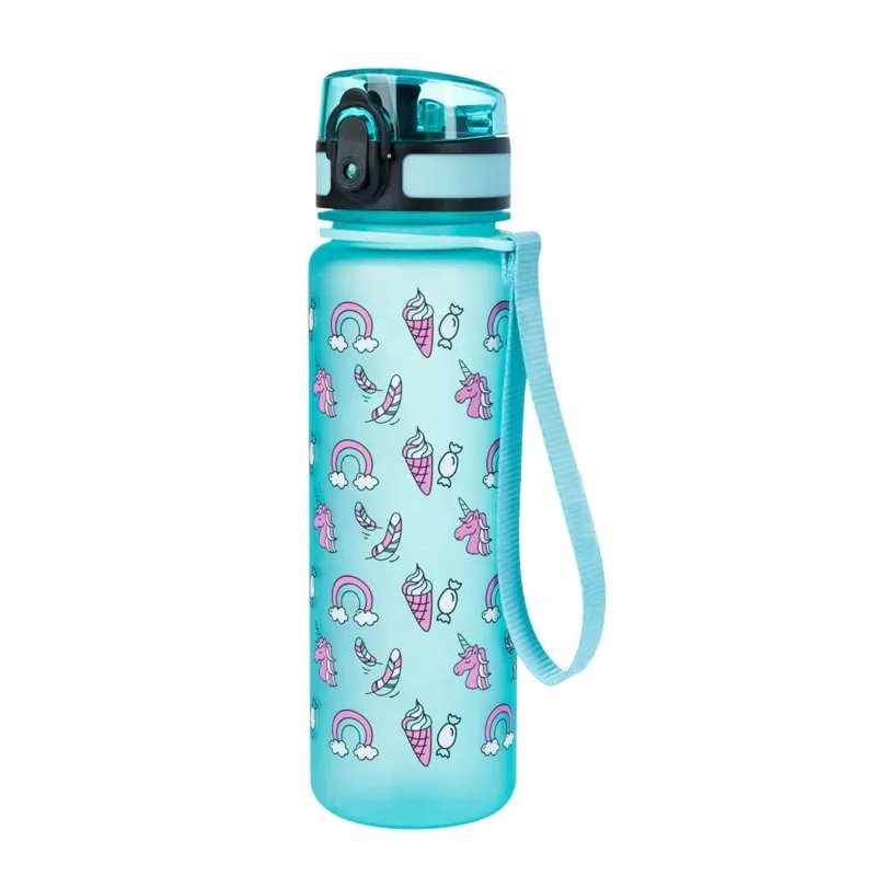 Water Bottles For Sports Gym Workout Running Handle With Customized Clear Flask 500MLFor Tennis Ball Athlete Running Waist