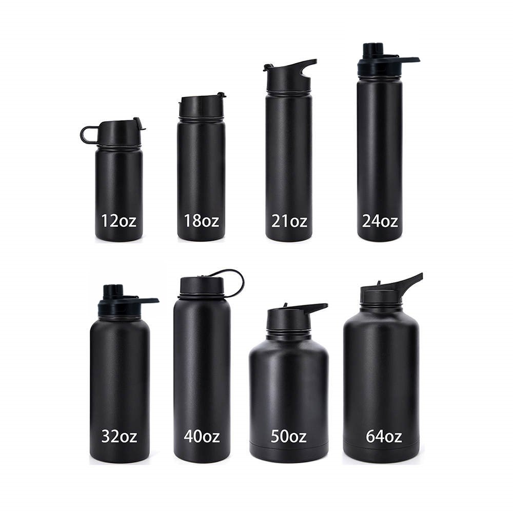 32oz steel Bottles insulated bottle 304 stainless steel wide mouth water bottle vacuum Flask