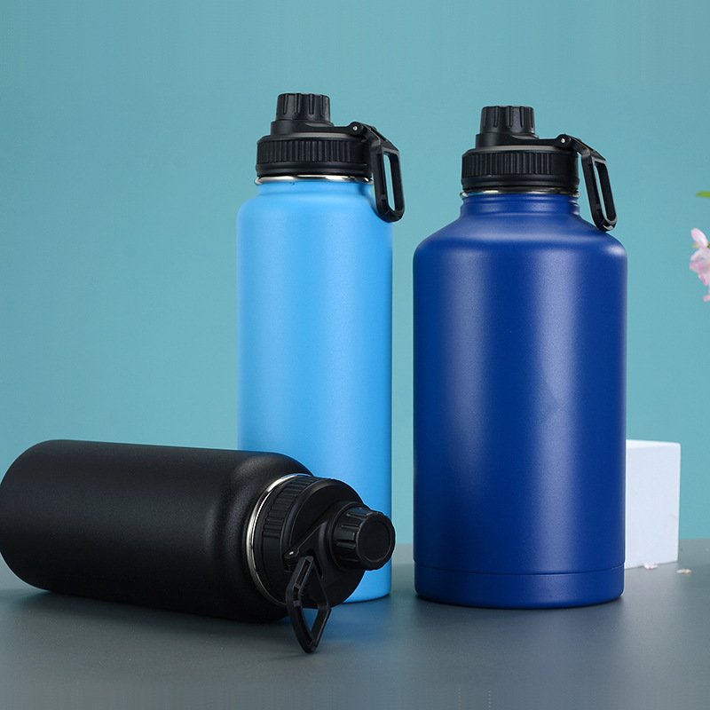 32oz steel Bottles insulated bottle 304 stainless steel wide mouth water bottle vacuum Flask