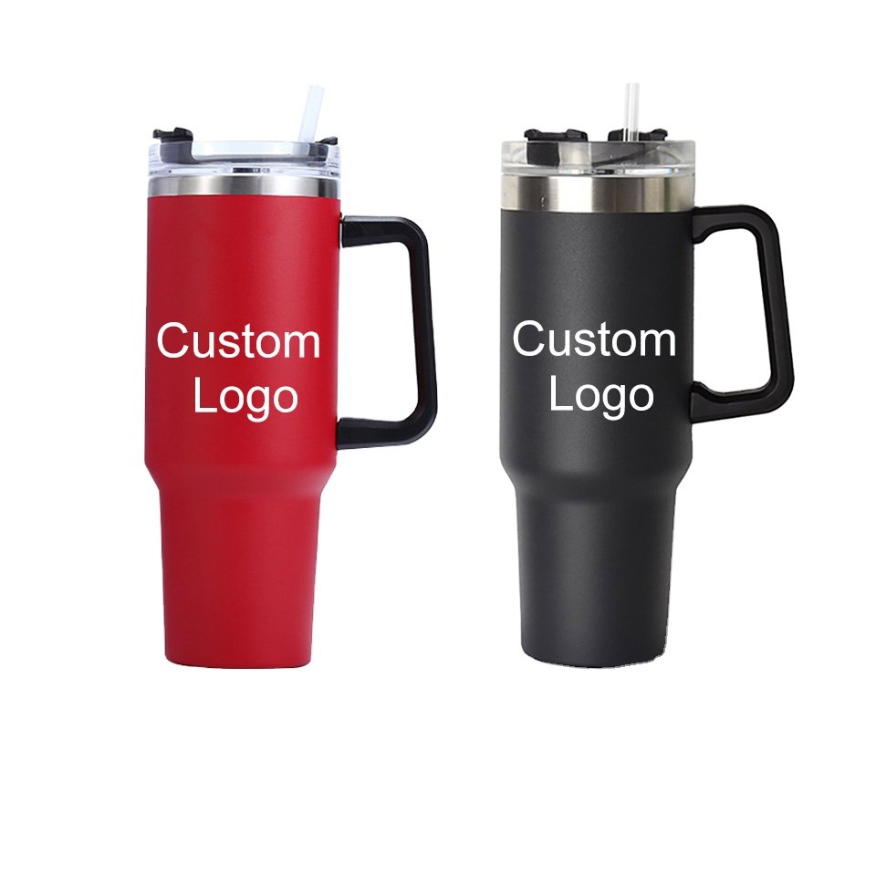 Customize 30oz 40oz Adventure Tumbler Stainless Steel Vacuum Insulated Travel Mug With Handle