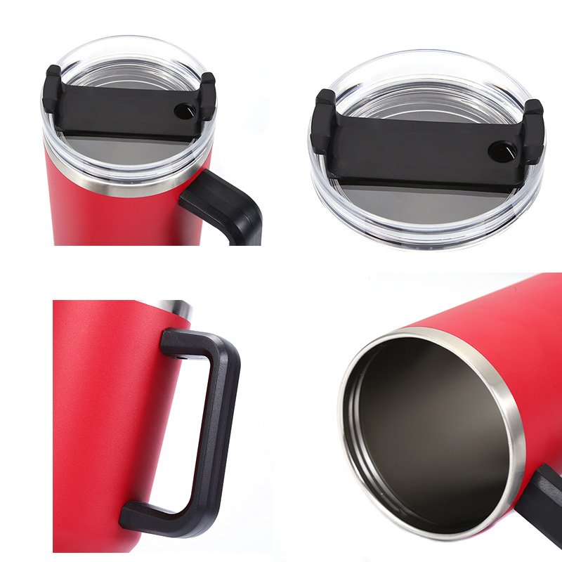 Customize 30oz 40oz Adventure Tumbler Stainless Steel Vacuum Insulated Travel Mug With Handle