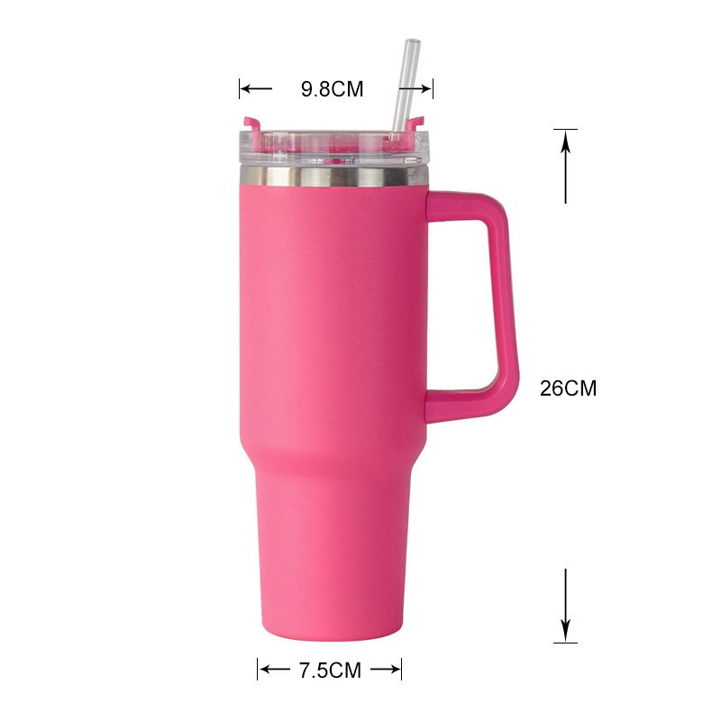 Customize 30oz 40oz Adventure Tumbler Stainless Steel Vacuum Insulated Travel Mug With Handle