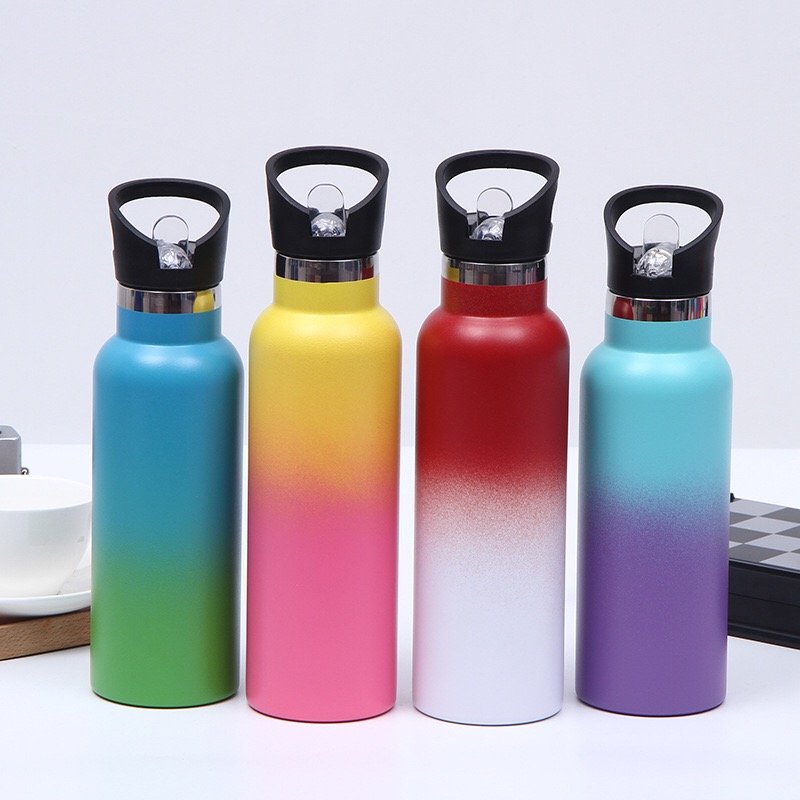 Hot Sale Portable Travel Water Bottle Double Wall Stainless Steel Insulated Vacuum Flask Cup