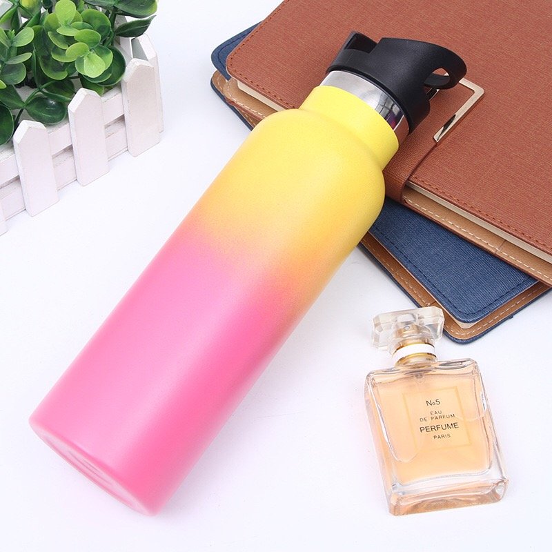 Hot Sale Portable Travel Water Bottle Double Wall Stainless Steel Insulated Vacuum Flask Cup