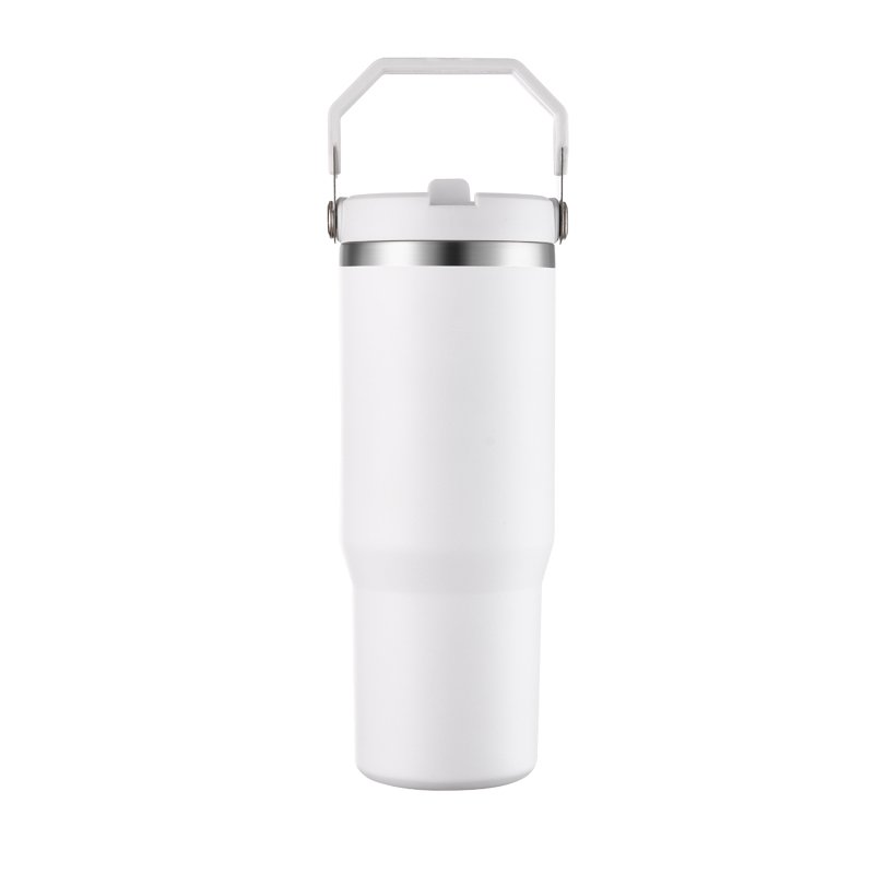 Lifted Style 30oz Stainless Steel Double Wall Insulated Beer Mug With The Straw Bpa Free Water Vacuum Tumbler With The Handle