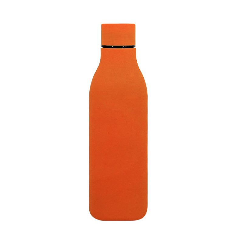 Rubber paint Customized Vacuum Flask Reusable Double Wall Insulated Stainless Steel Water Bottle 550ml