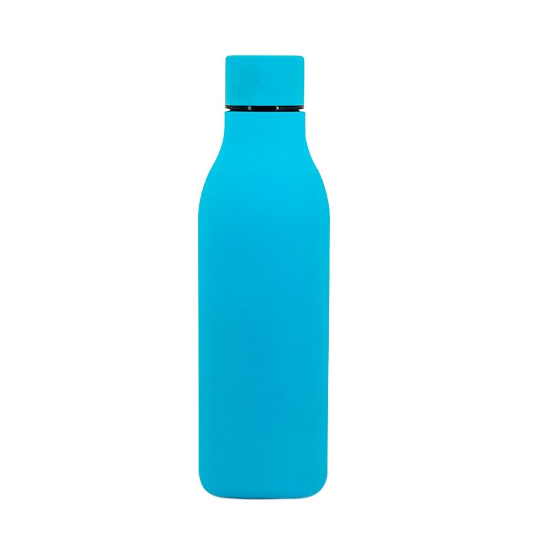 Rubber paint Customized Vacuum Flask Reusable Double Wall Insulated Stainless Steel Water Bottle 550ml