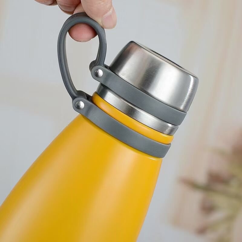 Vacuum Insulated Water Bottles Custom Logo Double Walled Cola Shape Reusable Thermos Stainless Steel China Sports Travel Bullet
