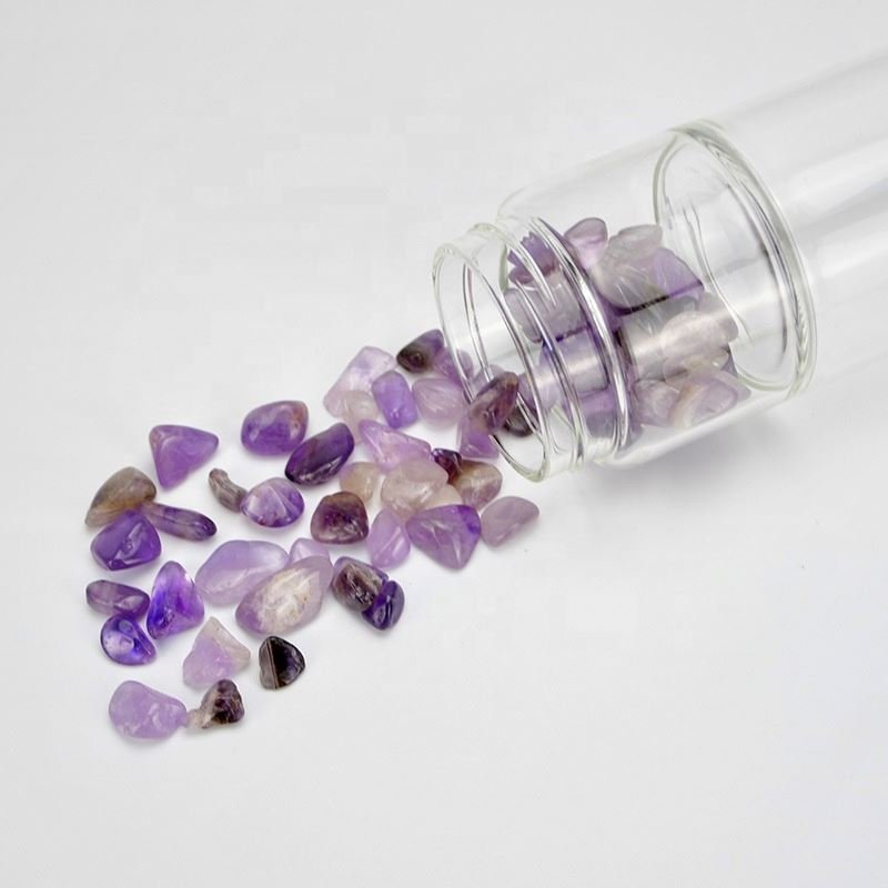 WEIFENG healing crystals rose quartz crystal water bottle crystal infused water bottle for gift