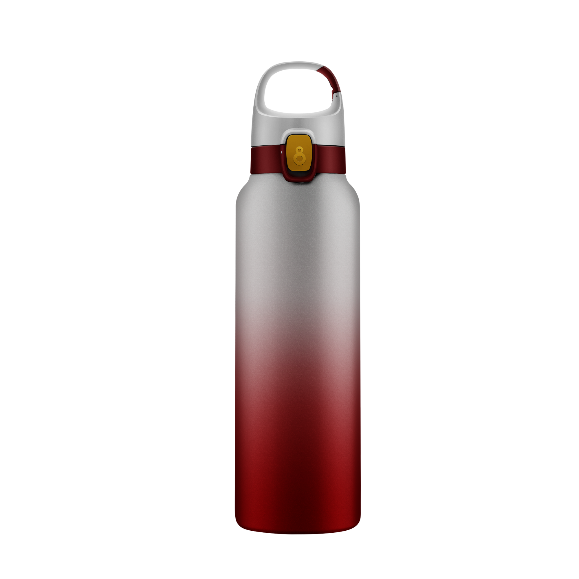 Wholesales insulated stainless steel thermos flask water bottle / thermos vacuum flask with Handle and Carabine