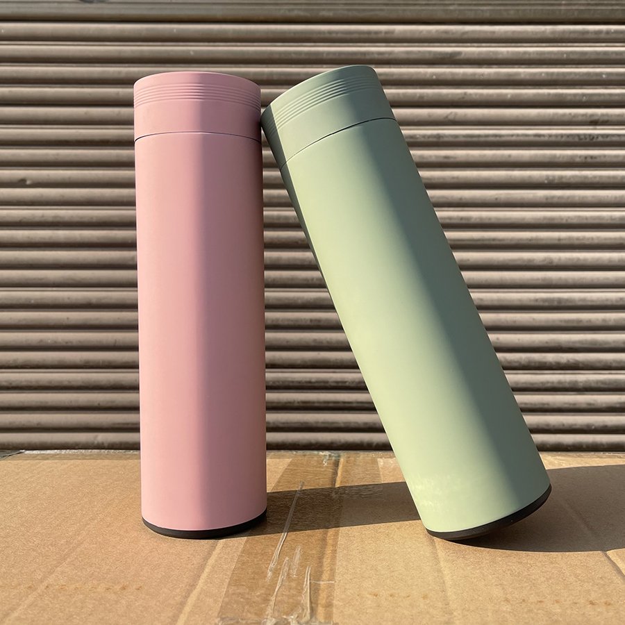 Promotion 500ml Simple Vacuum Flask Stainless Steel Matte Water Bottle