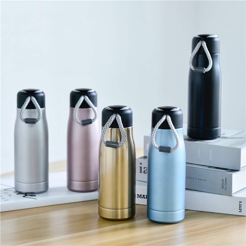 Wholesale 420ML Outdoor Sports Metal Double Walled Vacuum Flask Stainless Steel Drinking Insulated Cup