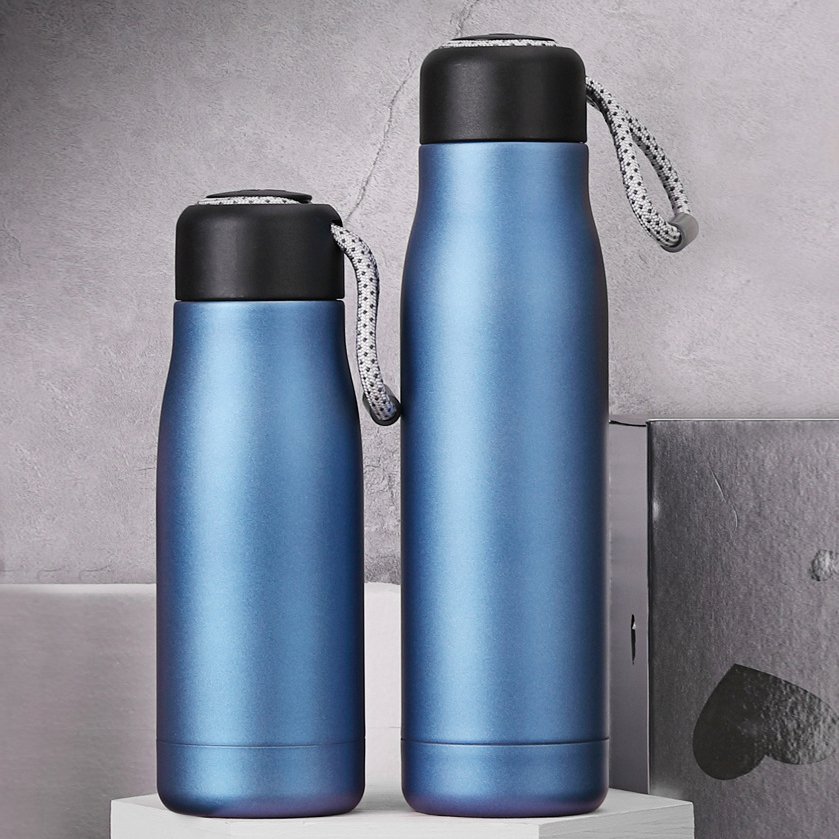 Wholesale 420ML Outdoor Sports Metal Double Walled Vacuum Flask Stainless Steel Drinking Insulated Cup