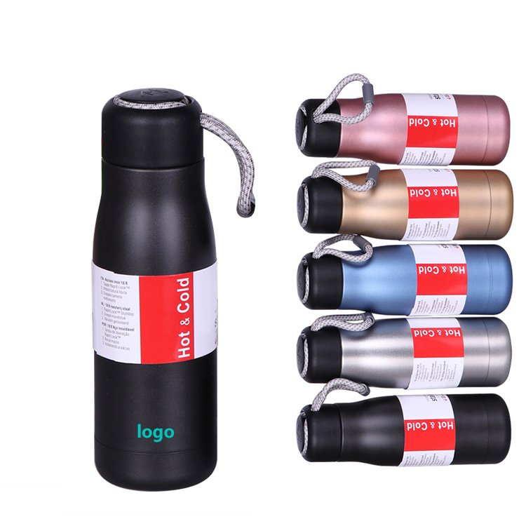 Wholesale 420ML Outdoor Sports Metal Double Walled Vacuum Flask Stainless Steel Drinking Insulated Cup