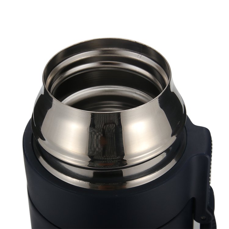 Grink new wholesale insulated black vacuum flask stainless steel slim water bottle