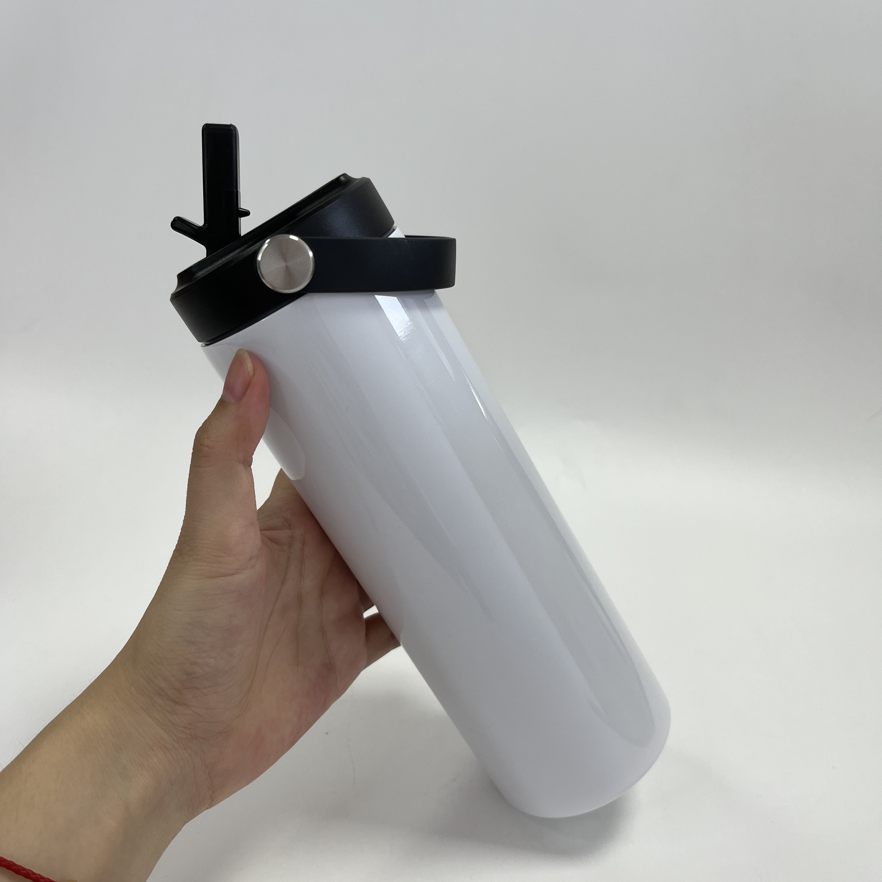 US RTS sublimation 20oz sport water bottle insulated water bottles with straw with straw lids for Dye Sublimation Heat Press
