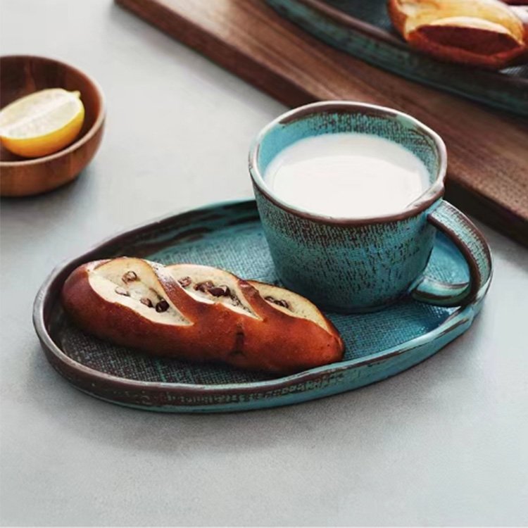 Wholesale Breakfast Yogurt Cup Custom Coffee Cup Travel Cup Nordic Matt Coffee Ceramic Mug Porcelain Mug