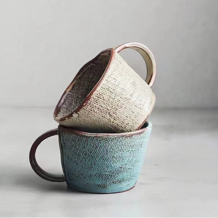 Wholesale Breakfast Yogurt Cup Custom Coffee Cup Travel Cup Nordic Matt Coffee Ceramic Mug Porcelain Mug
