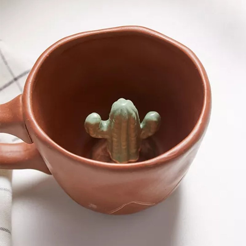 Peekaboo Ceramic 12 oz Mug carton cups animal in the cup