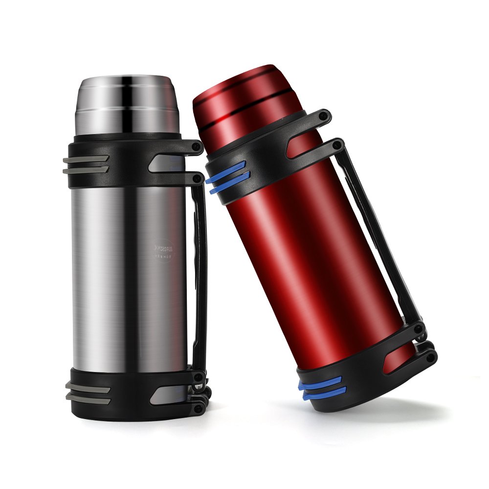 New style 2L 3L Large Capacity Double Wall vacuum bottle stainless steel vacuum flask travel pot with lid