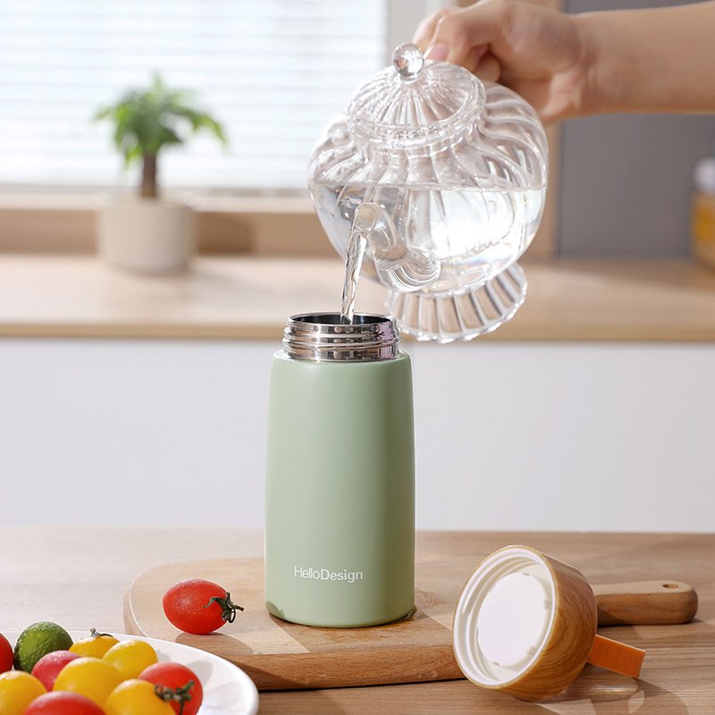280Ml Creative 304 Stainless Steel Vacuum Flask Thermos Stainless Steel Water Bottle