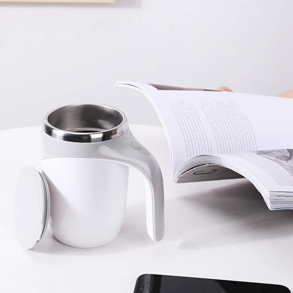 Electric Self Stirring Mug Magnetic Rotating Mixing Cup Automatic Metal Cup Electric Coffee Mug Auto Mixing Mug for Coffee