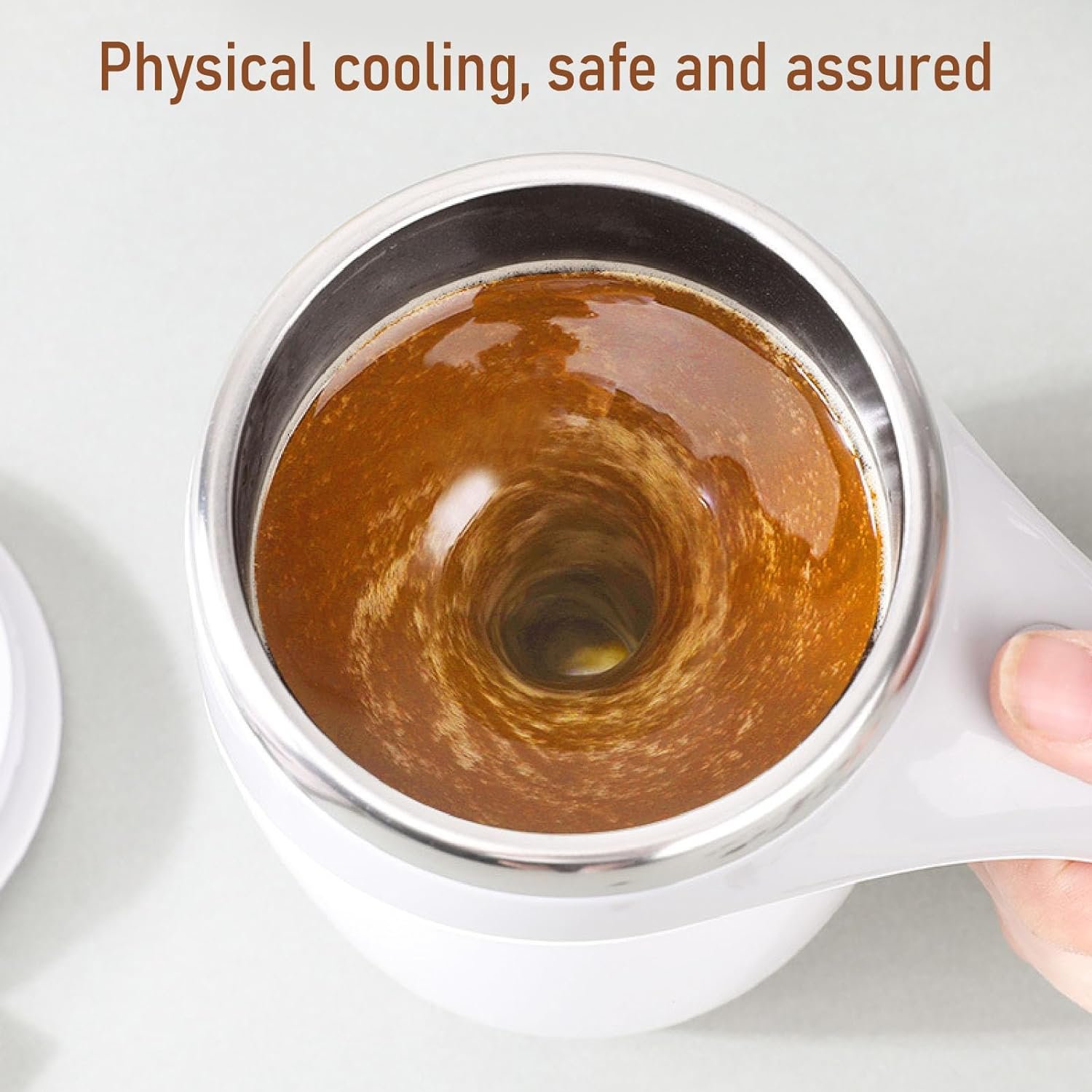 Electric Self Stirring Mug Magnetic Rotating Mixing Cup Automatic Metal Cup Electric Coffee Mug Auto Mixing Mug for Coffee
