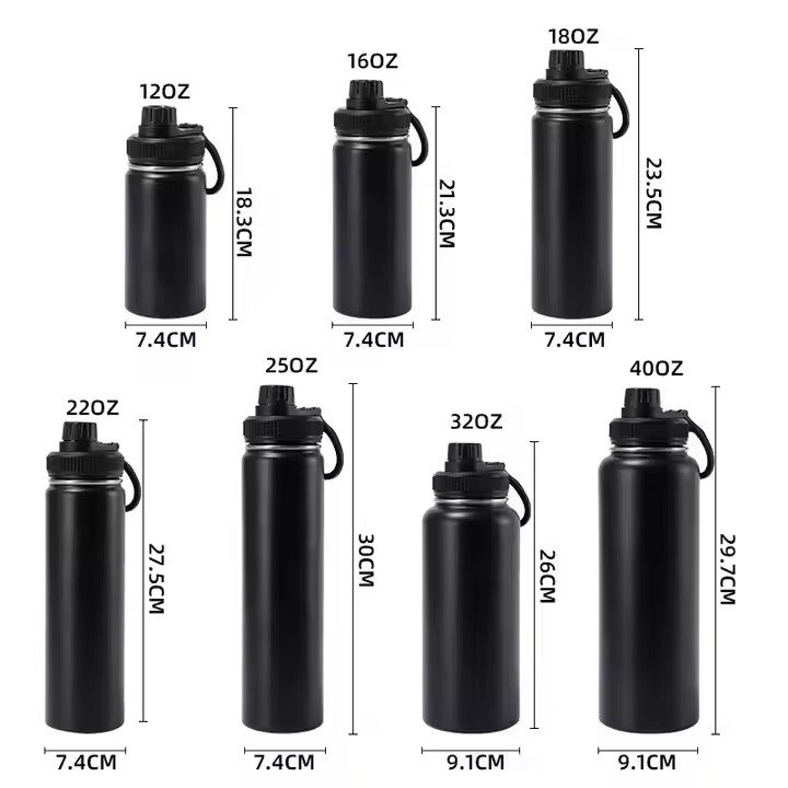 TY costume logo 18oz 22oz 32oz sport water bottle 25oz Vacuum Insulated Stainless Steel Water Bottle