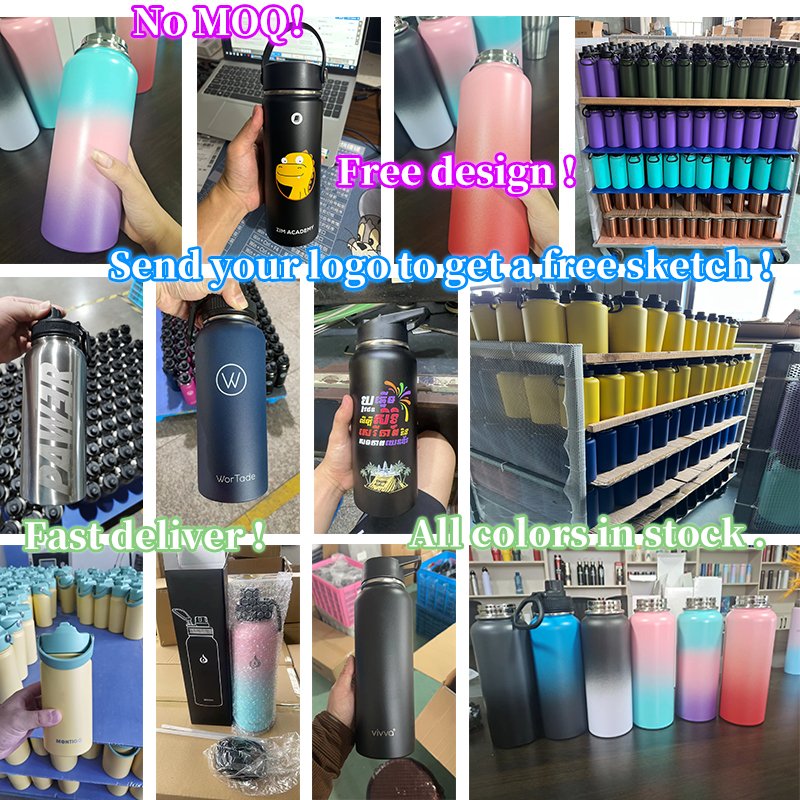 TY costume logo 18oz 22oz 32oz sport water bottle 25oz Vacuum Insulated Stainless Steel Water Bottle