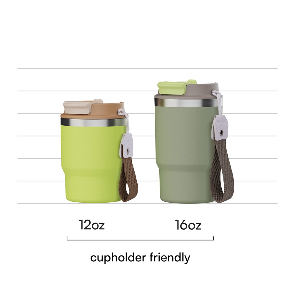 Eco-friendly Double Walled Stainless Steel Travel Coffee Mug Vacuum Insulated Reusable Coffee Tumbler Cup